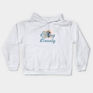 Biking Beauty Kids Hoodie